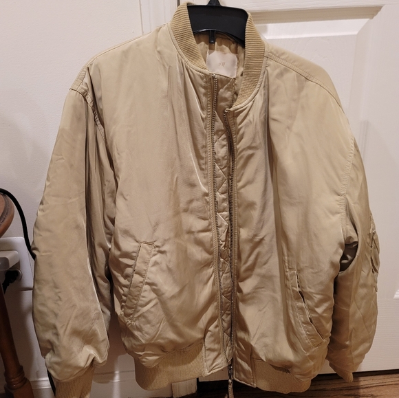 H&M Jackets & Coats Hm Oversized Bomber Jacket Poshmark